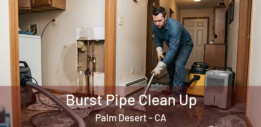  Burst Pipe Clean Up Palm Desert - CA