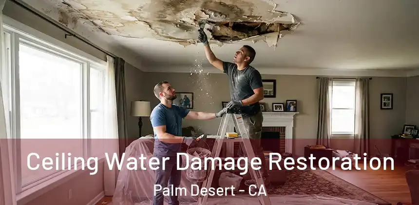 Ceiling Water Damage Restoration Palm Desert - CA
