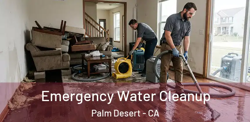 Emergency Water Cleanup Palm Desert - CA