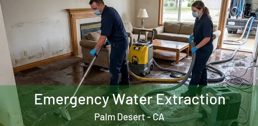  Emergency Water Extraction Palm Desert - CA