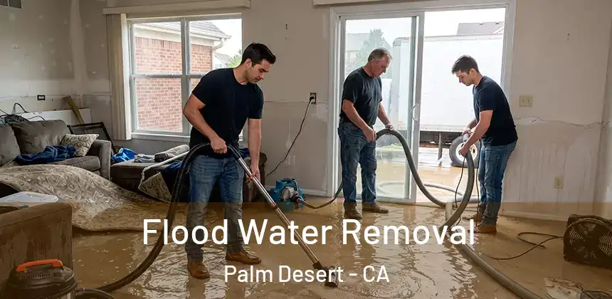 Flood Water Removal Palm Desert - CA