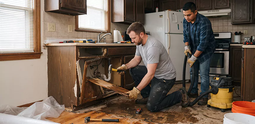 Repairing Water Damaged MDF Cabinets in Palm Desert