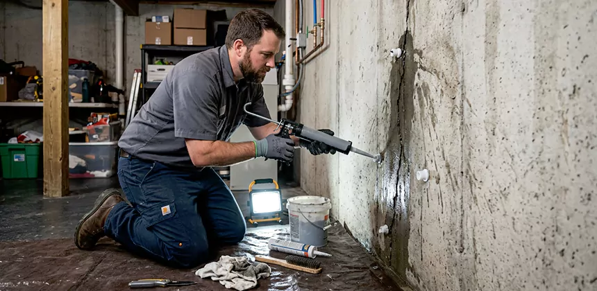 Basement Leak Repair From Inside in Palm Desert