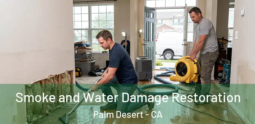 Smoke and Water Damage Restoration Palm Desert - CA